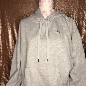 ALO Yoga Light Gray Hoodie